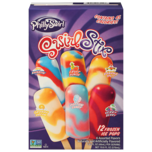 PHILLYSWIRL Swirl Stix, Assorted