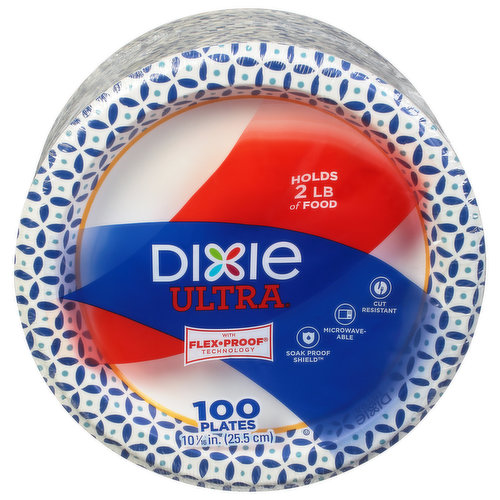 Dixie Ultra Plates, 10-1/16 Inch