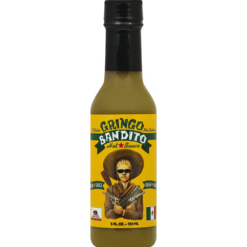 Gringo Bandito Hot Sauce, Green Sauce