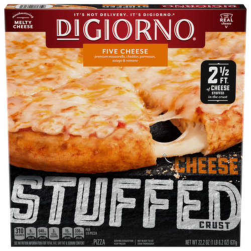 DiGiorno Pizza, Cheese Stuffed Crust, Five Cheese