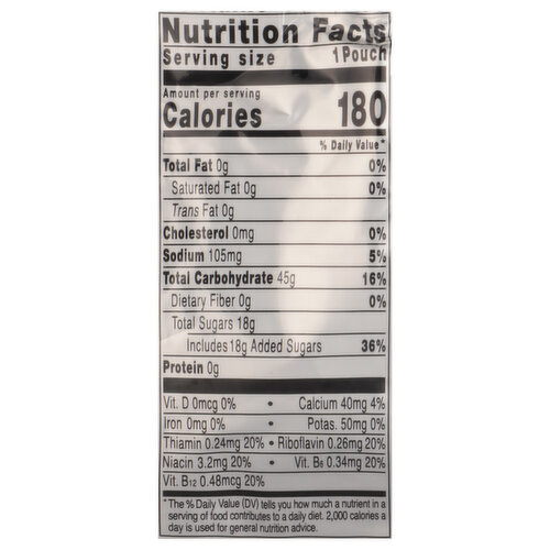 Morinaga Caffeine Free Instant Energy Apple Gel Drink