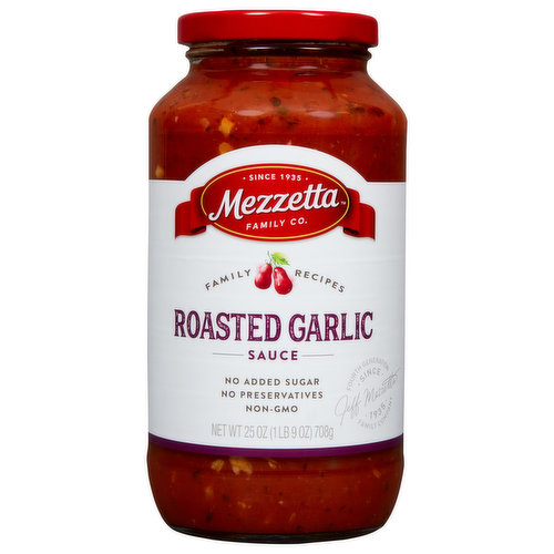 Mezzetta Sauce, Roasted Garlic