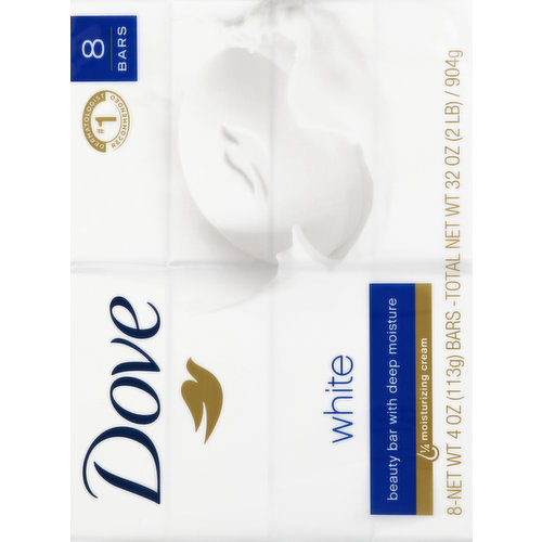 Dove Beauty Bar, White