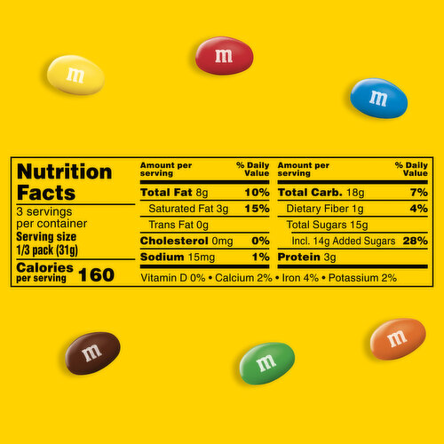 M&M'S M&M'S Peanut Milk Chocolate Candy, Share Size Bag