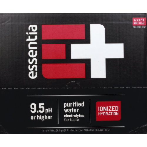 Essentia Purified Water, 9.5 pH