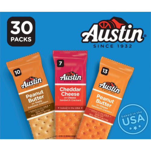 Austin Sandwich Crackers, Variety Pack