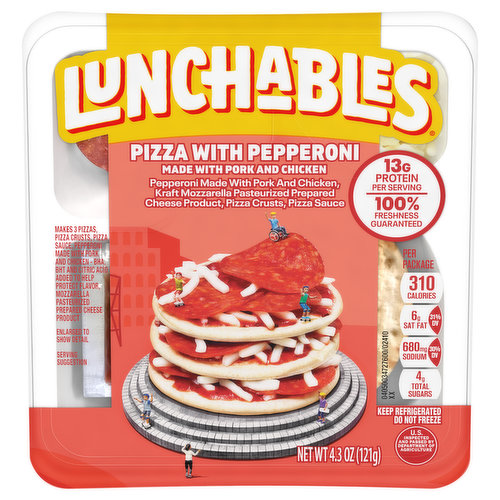 Lunchables Lunch Combinations, Pizza with Pepperoni