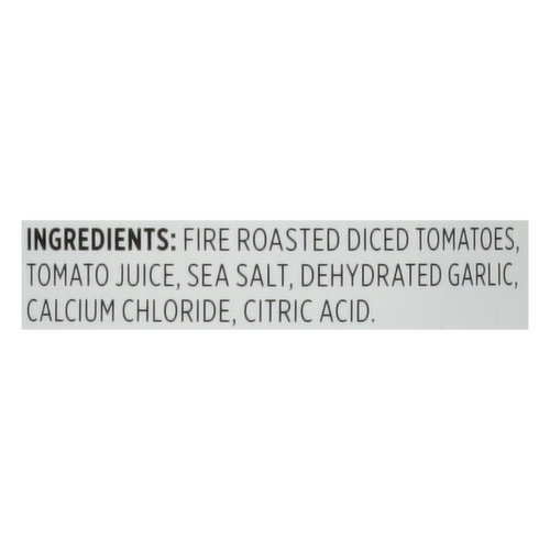 First Street Tomatoes, Diced, Fire Roasted