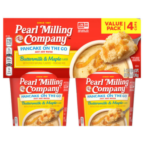 Pearl Milling Company Pancake on the Go, Buttermilk & Maple Flavor, Value Pack