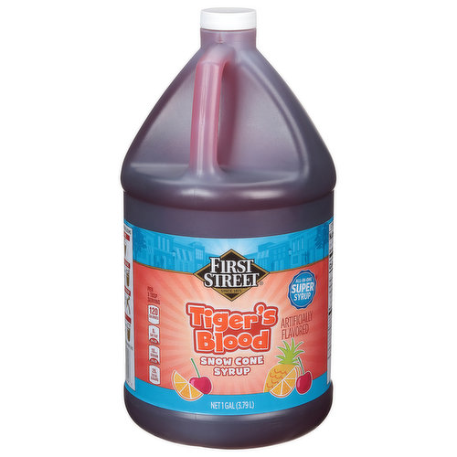 First Street Snow Cone Syrup, Tiger's Blood