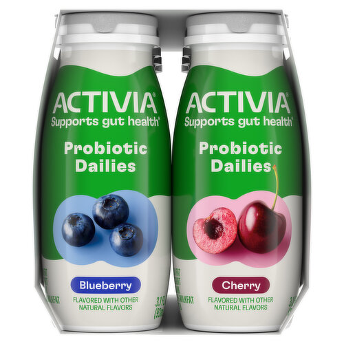 Activia Low Fat Cherry/Blueberry Yogurt Drink