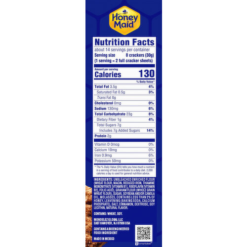 Honey Maid Cinnamon Grahams