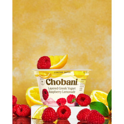 Chobani Layered Raspberry Lemonade Greek Yogurt