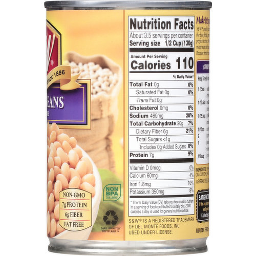 S&W White Beans, Navy Beans
