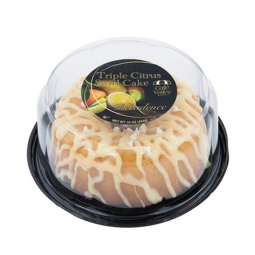 Decadence Triple Citrus Swirl Cake 16 oz