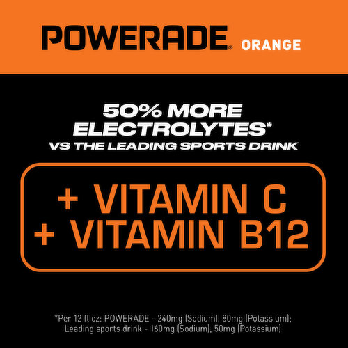 Powerade  Orange Electrolyte Sports Drink