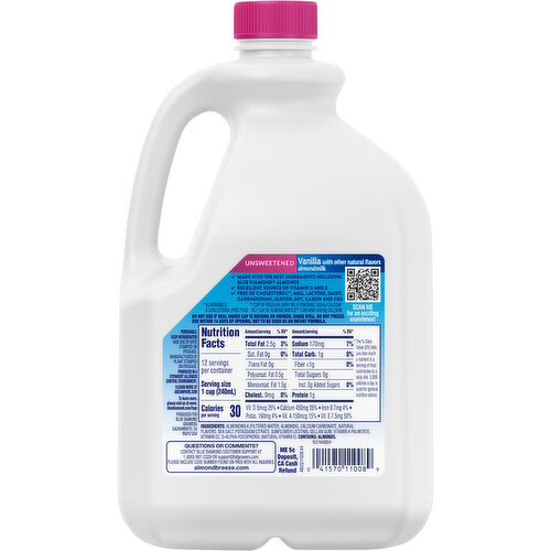 Almond Breeze Unsweetened Vanilla Almondmilk