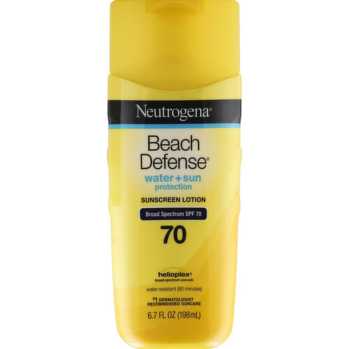 Neutrogena Sunscreen Lotion, Water + Sun Protection, SPF 70