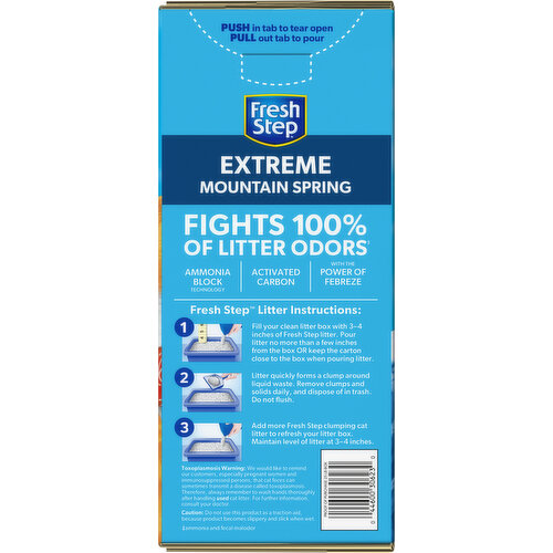Fresh Step Clumping Litter, Mountain Spring, Extreme