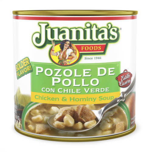 Juanita's Soup, Chicken & Hominy