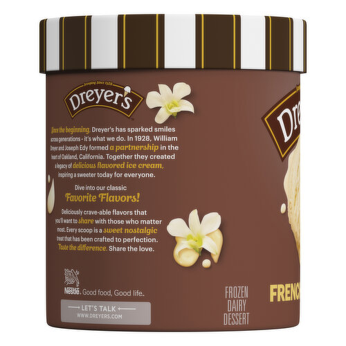 Dreyer's Frozen Dairy Dessert, French Vanilla