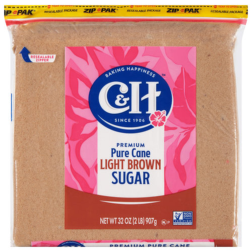 C&H Premium Pure Cane Light Brown Sugar