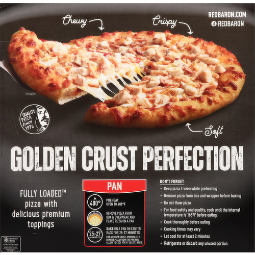 Red Baron Pizza, Hand Tossed Style Crust, BBQ Chicken Recipe
