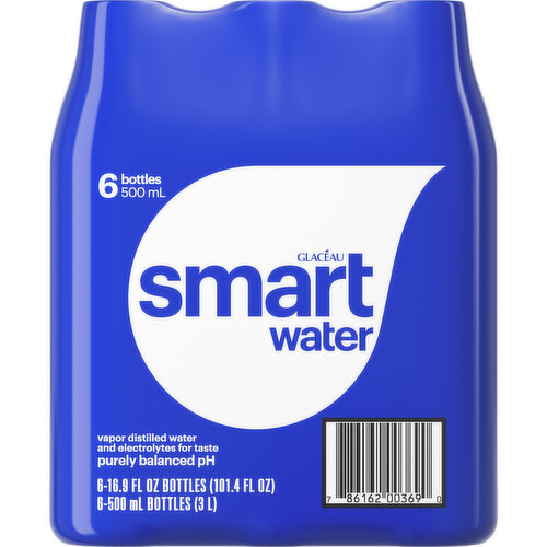 smartwater Vapor Distilled Premium Water Bottles