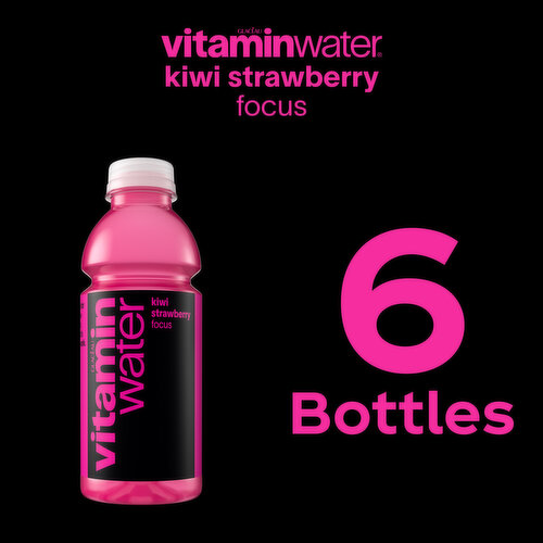 vitaminwater Focus Kiwi Strawberry Nutrient Enhanced Flavored Water Beverage