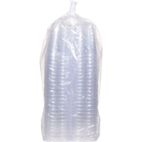 First Street Tumblers, Plastic, Crystal Clear, 8 Ounce
