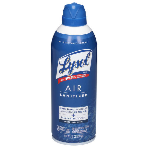 Lysol Air Sanitizer, White Linen Scent