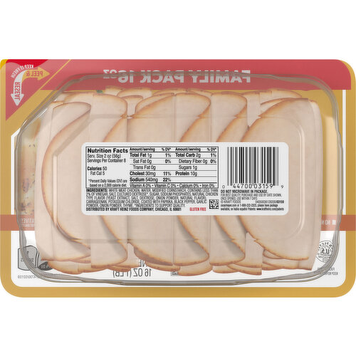 Oscar Mayer Rotisserie Seasoned Chicken Breast Family Pack
