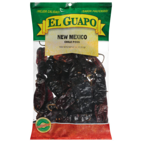 El Guapo Whole New Mexico Chili Pods (Chile Nuevo Mexico Entero)