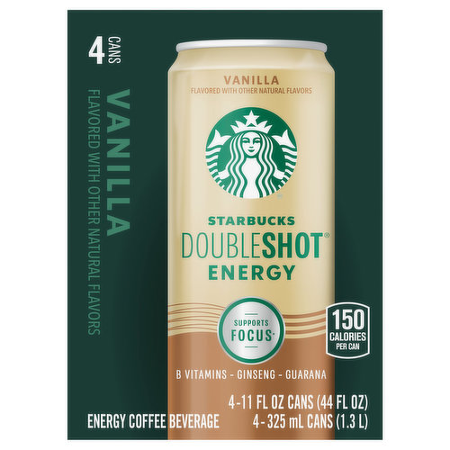 Starbucks Energy Coffee Beverage, Vanilla