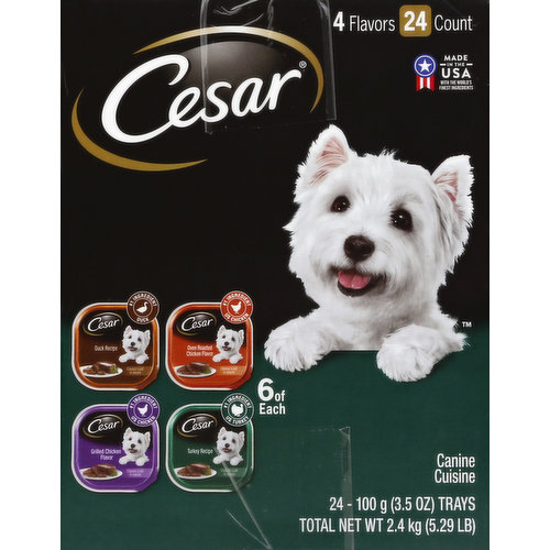Cesar Canine Cuisine, Assorted Flavors