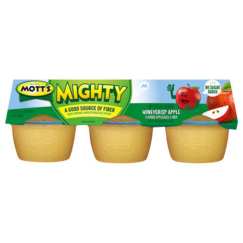 Mott's Applesauce & Fiber, Honeycrisp Apple