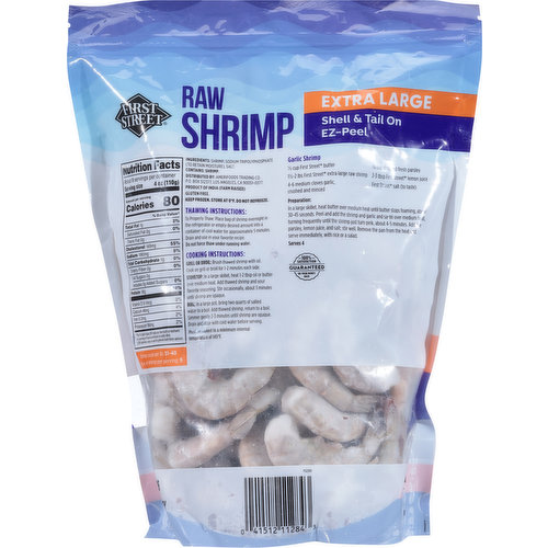 First Street Shrimp, Raw, Extra Large
