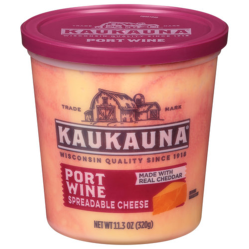 Kaukauna Spreadable Cheese, Port Wine