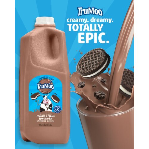 TruMoo Cookies & Cream 1% Lowfat Milk