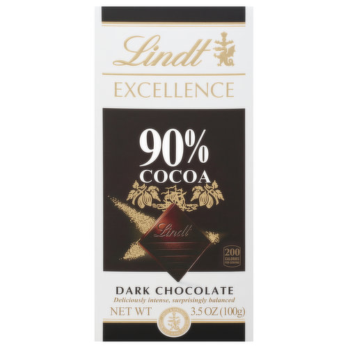 Lindt Dark Chocolate, 90% Cocoa