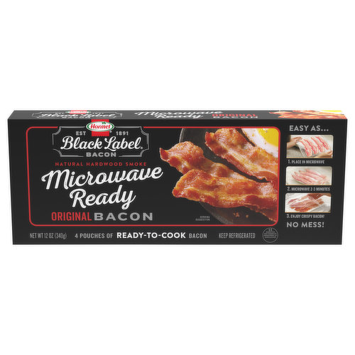 Hormel Bacon, Original, Natural Hardwood Smoke