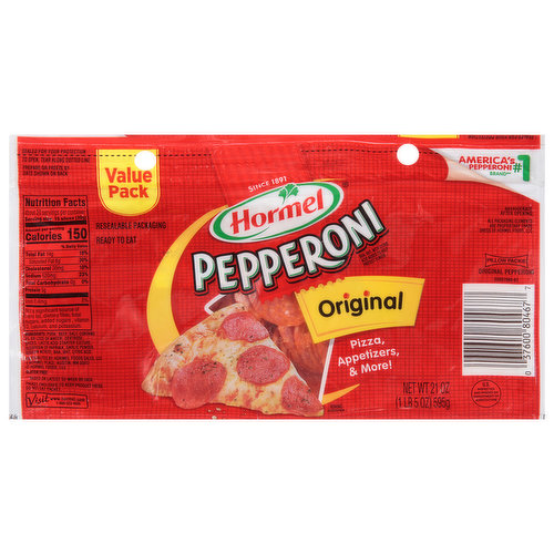 Hormel Pepperoni, Original, Value Pack