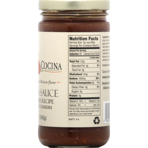 Amalias Cocina Enchilada Sauce