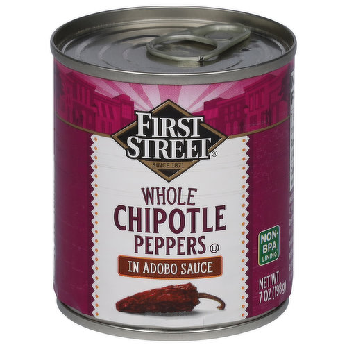 First Street Chipotle Peppers, Whole