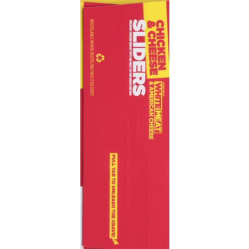 White Castle Sliders, Chicken & Cheese