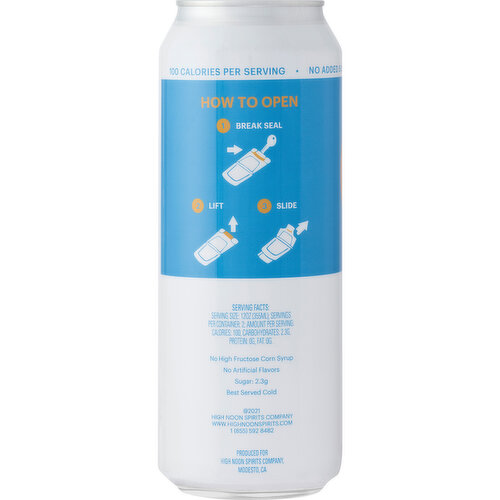 High Noon Peach Vodka Hard Seltzer