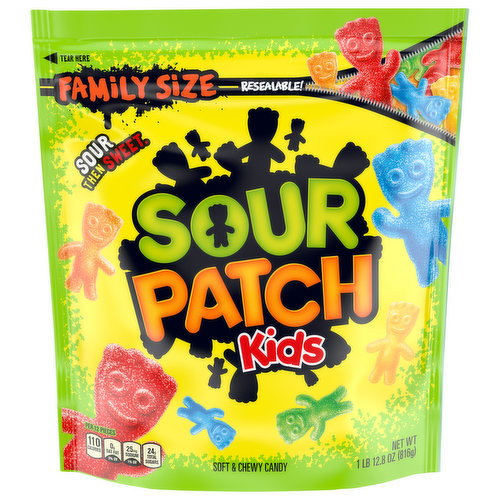Sour Patch Kids Candy, Soft & Chewy, Family Size