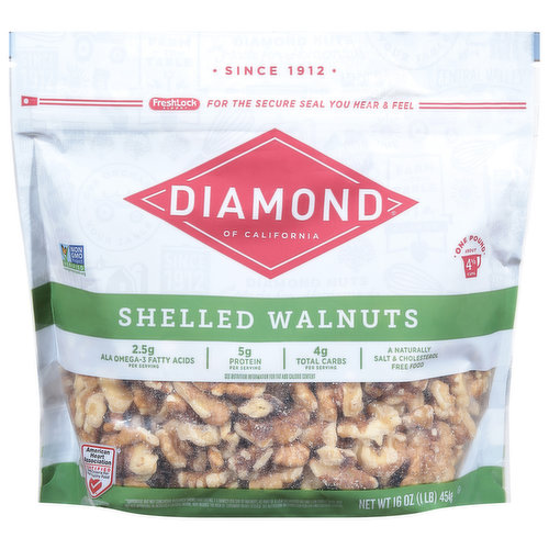 Diamond of California Walnuts, Shelled