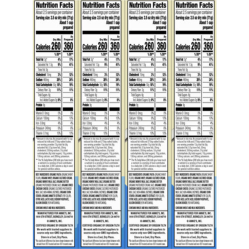 Annie's Organic Variety Assorted Pasta