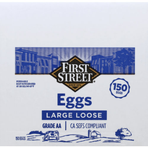 First Street Eggs, Grade AA, Large Loose